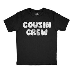 Youth Funny T Shirts Cousin Crew Sarcastic Family Tee For Kids
